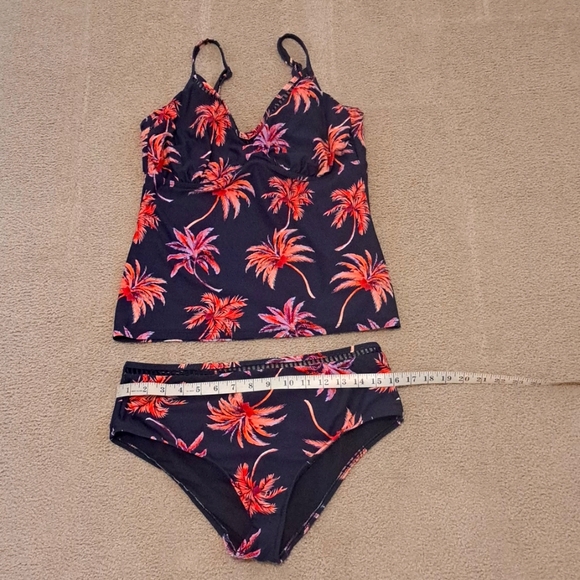 Baku Other - Women's BAKU Tankini Bikini Set with Pink Coral Palm Print